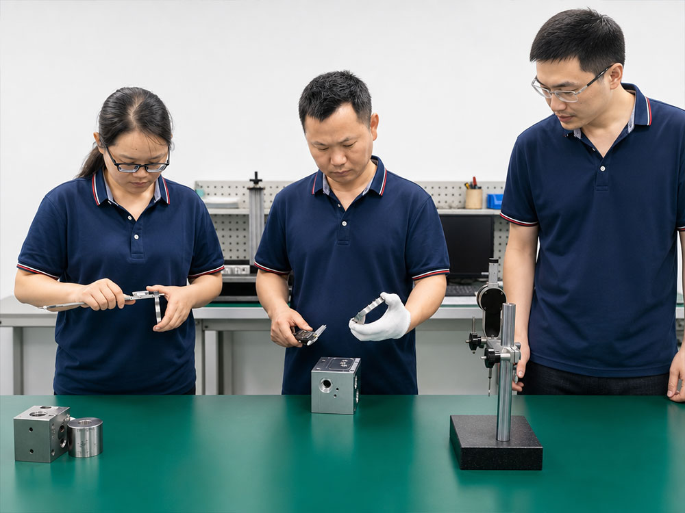 来图评审与液压阀块样件沟通