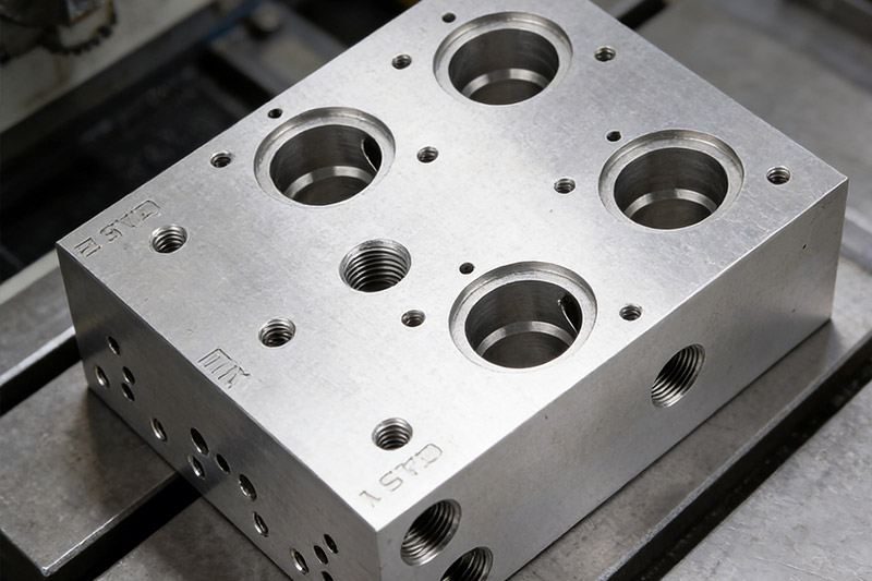 液压阀块热能去毛刺