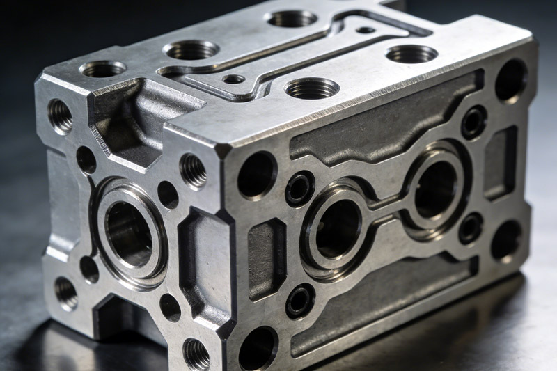 电化学去毛刺在处理液压阀块时